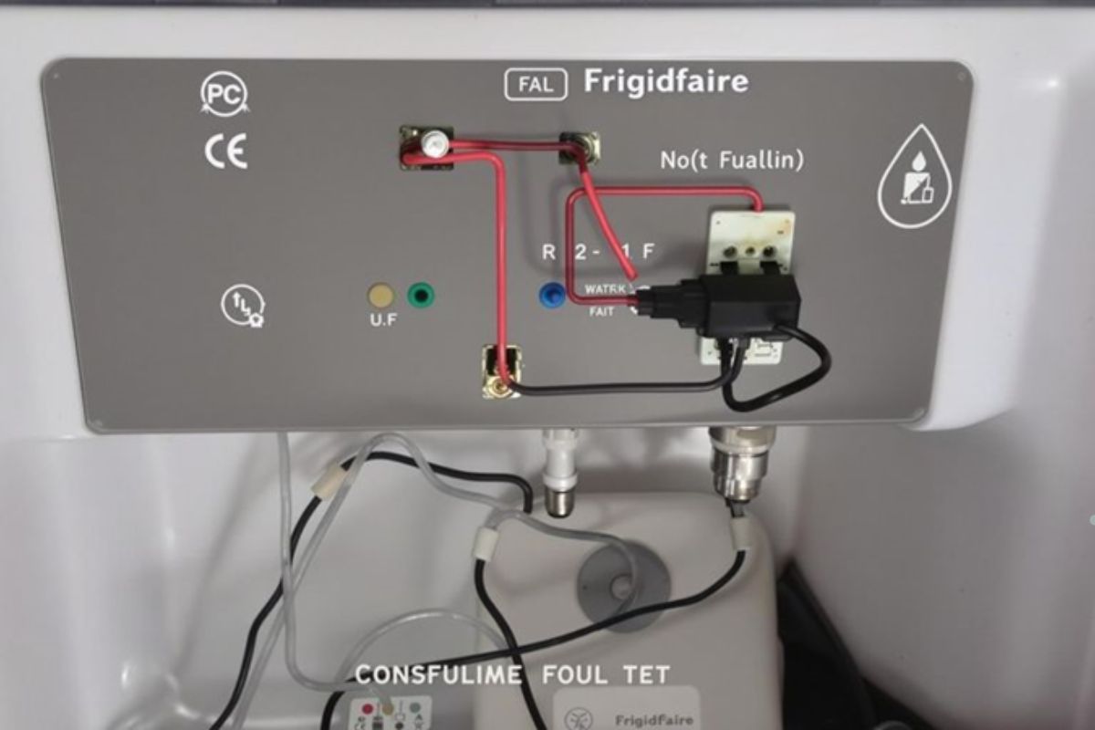 A water heater featuring a power cord and switch, highlighting its functionality for appliance repair services.